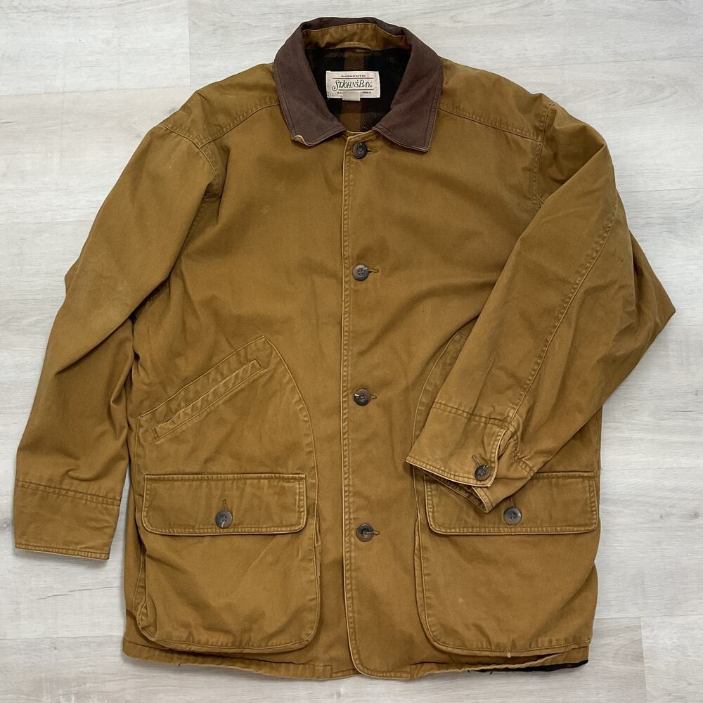 Vintage 90s St Johns Bay Flannel Lined Hunting Jacket Large